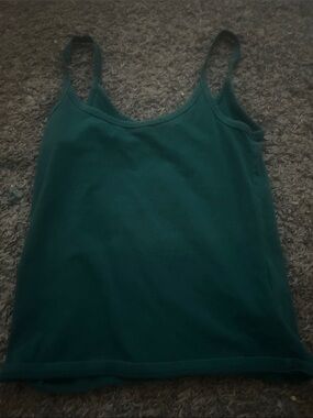 Forever 21 Green Scoop Neck Camisole